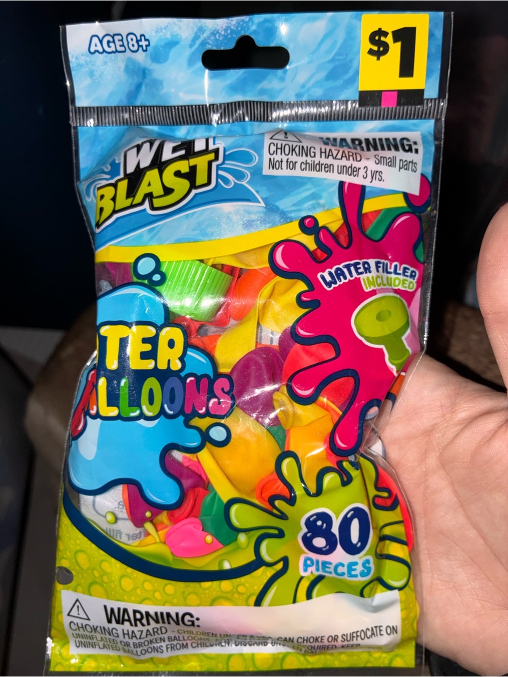 Water Balloons - Multicolor - 80 Pieces